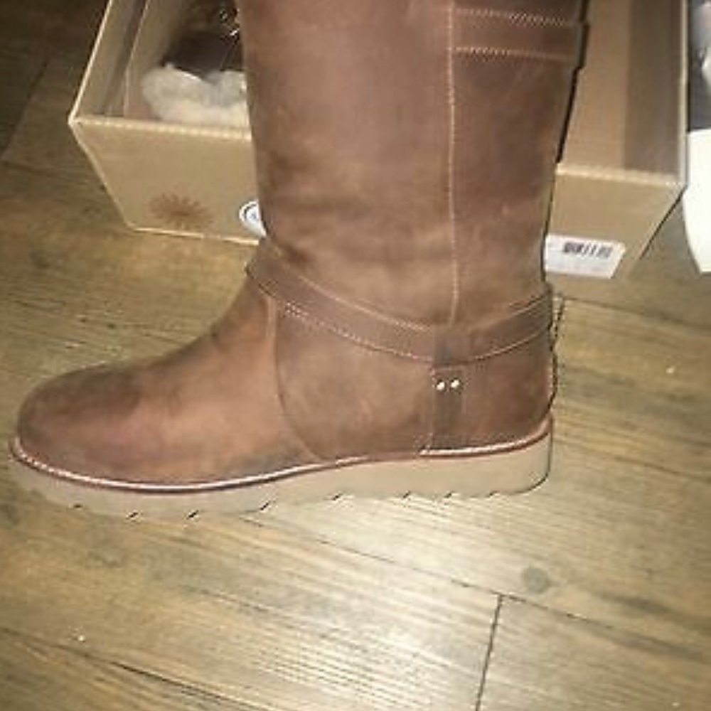 Ugg leather boots authentic size 12 women
